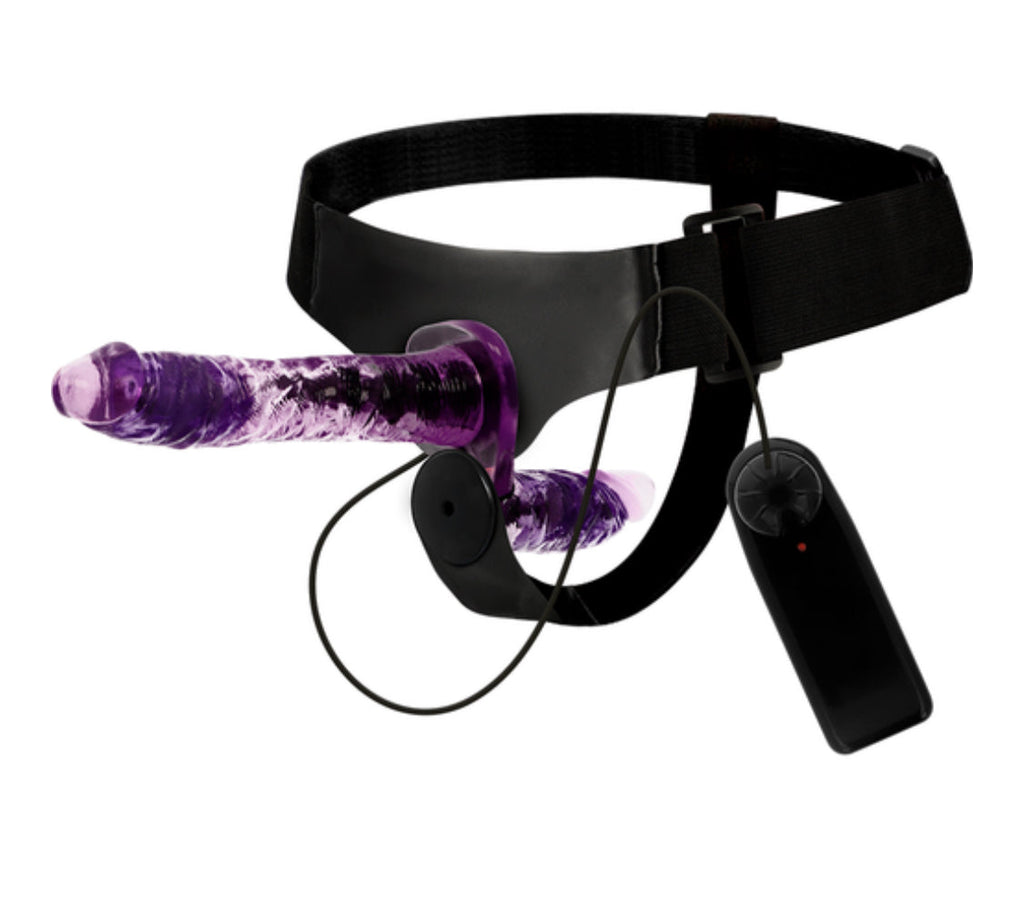 Harness Attraction Rodney Strap-On Duplo com Vibração