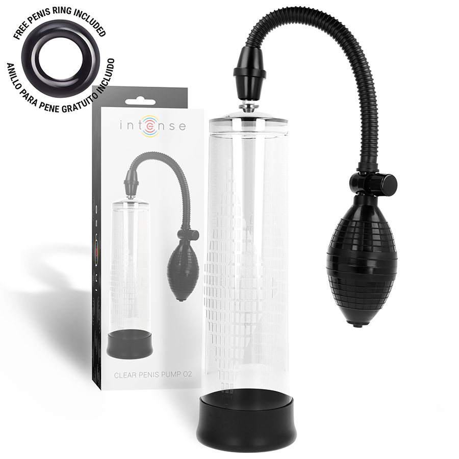 Intense Clear Penis Pump 02 – com Anel Incluído