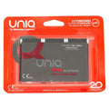 UNIQ - PRESERVATIVOS SEM LÃTEX COM ANEL PROTETOR 3 UNIDADES