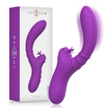 INTENSE - VIBRADOR FLEXÃVEL HARRY COM LÃNGUA ROXA
