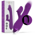 INTENSE - VIBRADOR RECARREGVEL MULTIFUNO IGGY PARA CIMA E PARA BAIXO COM ESTIMULADOR CLITÃRICO ROXO