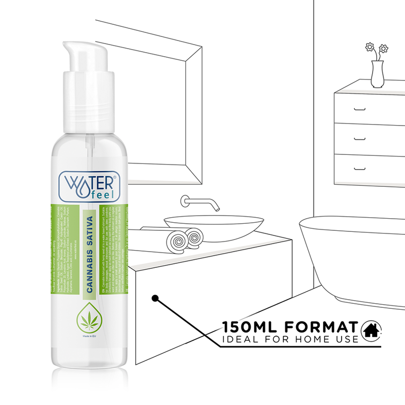 Waterfeel Lubrificante Cannabis Sativa 150ml