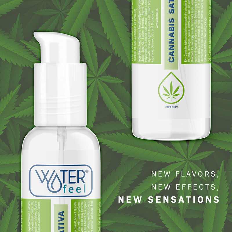 Waterfeel Lubrificante Cannabis Sativa 150ml