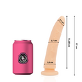 DELTA CLUB - BRINQUEDOS DILDO MÃDICO NATURAL SILICONE 17 CM -O- 3 CM