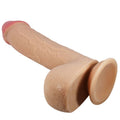 PRETTY LOVE - SÃRIE SLIDING SKIN DILDO REALÃSTICO COM VENTOSA DESLIZANTE PELE CARNE 23,4 CM