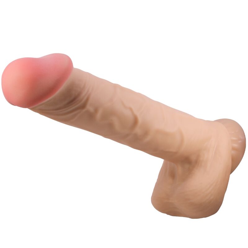 PRETTY LOVE - SÃRIE SLIDING SKIN DILDO REALÃSTICO COM VENTOSA DESLIZANTE PELE CARNE 26 CM