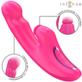 INTENSE - VIBRADOR EMI 13,5 CM MULTIFUNCIONAL 3 EM 1 10 VIBRAÃÃES ROSA