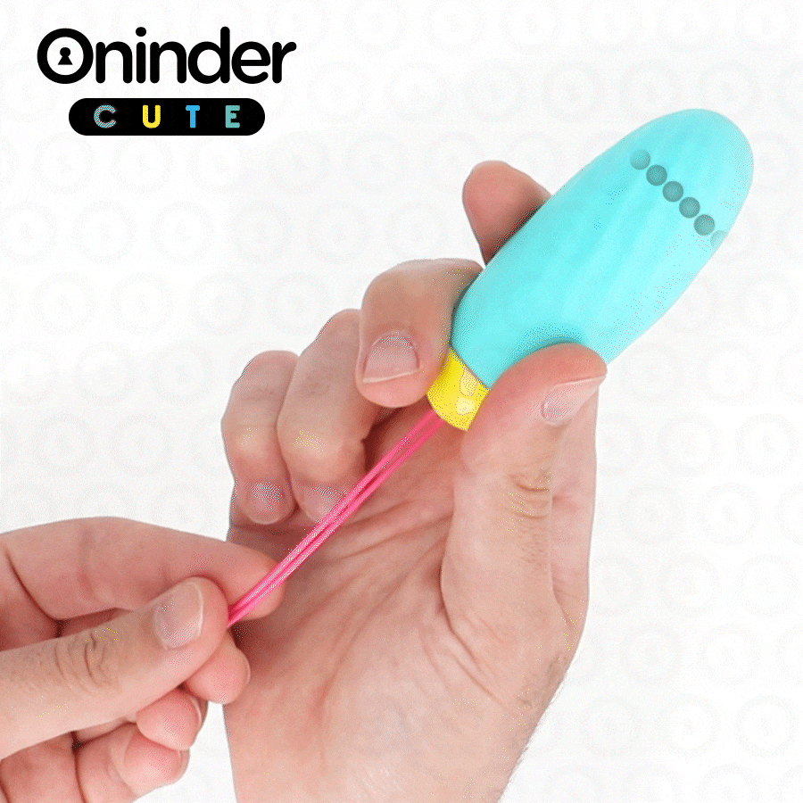 ONINDER CUTE - OVO DE SILICONE VIBRO-GIRATÃRIO LOVE PLEASURE - APLICATIVO MUNDIAL GRATUITO